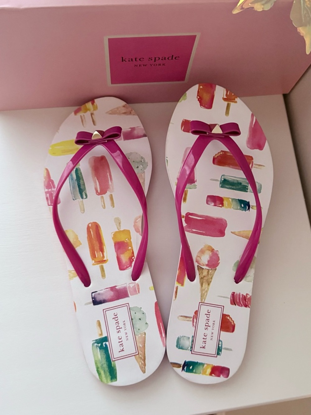 ♠️Kate Spade Nadine Mini Popsicle Flip Flops